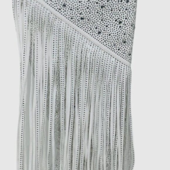 Jessica Simpson Asire2 Rhinestone Embellished Fringe Boots - Picture 2 of 9